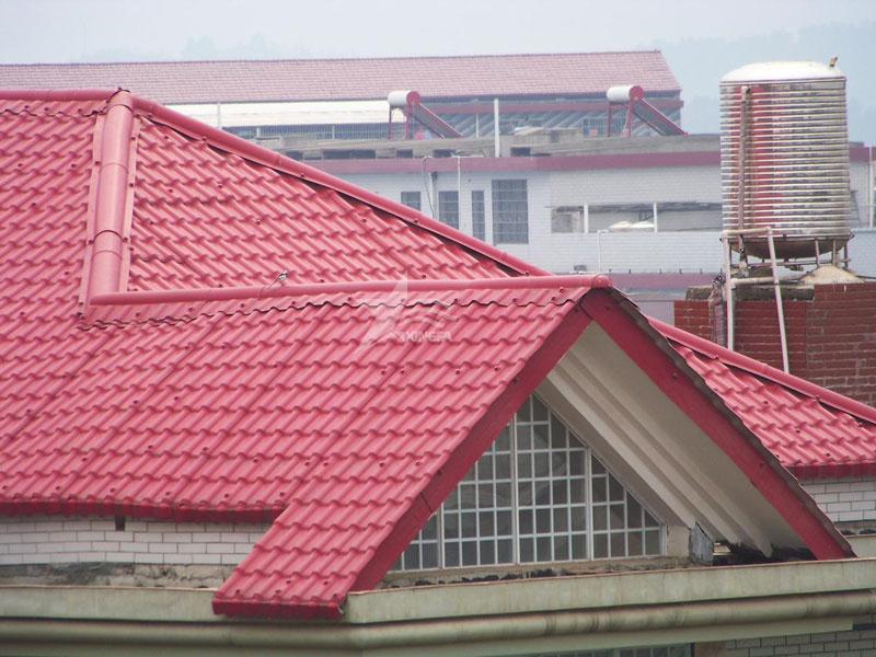 新型屋面建材合成樹(shù)脂瓦，傳統(tǒng)建筑用瓦的傳承替代建筑材料